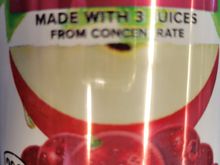 CranBerry cocktail made with Apple juice
