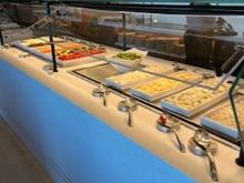 Cold food spread. 