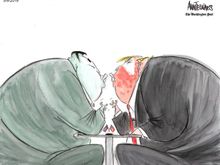A meeting of small minds