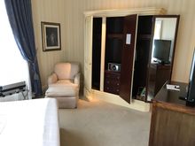 Closet space bedroom
