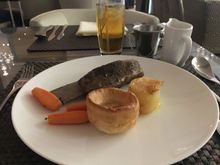 Sunday Roast. Better than expected and very tender. Slightly overcooked. 