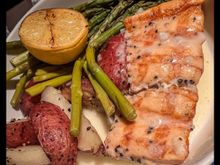 Pre ordered salmon entree