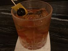 Barrel aged old fashioned