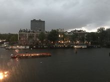 View to the west during a thunderstorm from the livingroom 