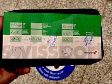 A handwritten boarding pass! A blast from the past.