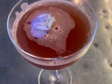 Morello cherry , chamomile tea base ,lime juice & soda water