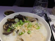 chicken congee, bland