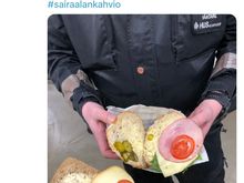 Helsinki university hospital canteen sandwich