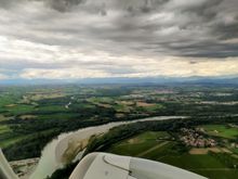 The landscape of northeast Italy was surprisingly green in early July