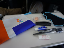 AF DFW-CDG Business Class amenity  kit