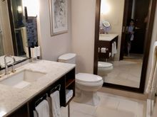 Bathroom facilities in the Intercontinental Times Square 