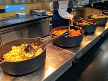 The hot food options are a bit slop-like, but today's offerings weren't too bad 