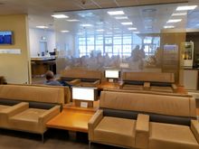 Air France KLM lounge in Terminal 2 of Frankfurt airport 