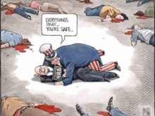 "Mental illness and hatred pull the trigger - Not the gun" Trump says. 