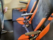 Standard easyJet seating, the same on all of their aircraft 