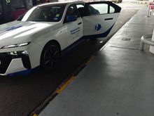To be asked to get in the BMW