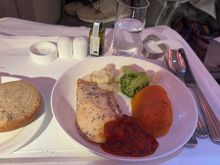 Chicken with sweet potato mash