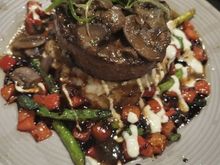 Ling’s meatloaf from Ling and Louie’s, an Asian fusion restaurant in Scottsdale. 