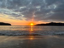 Sunset on Playa la Ropa