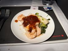 Suppose to be Chicken Kung Pao - 5 shrimps smothered in Uncle Ben sweet and sour sauce - nothing like Kung Pao