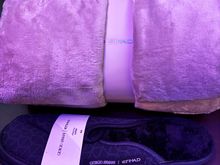 Slippers and pyjamas both Armani branded in F, not sure about J but they looked different from what I could briefly see. 
