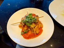 Grilled shrimp skewers