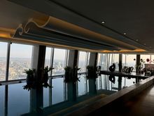 The pool on the 52nd floor is spectacular