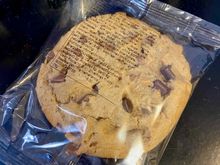 Euro Traveller cookie - they're huge!