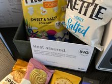 And also this room comes with complimentary snacks