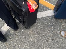 Saw this on a deadpan pilot’s carryon bag today. This was probably a UA EXP pilot. I saw that pilot has got the contract signed.