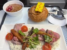 Beef salad.