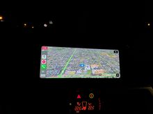 Impressive graphics of the screen using Apple CarPlay 