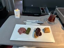 What my dessert course typically looks like during trolley service