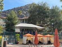 Outside Boulder Springs Pool area