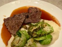 Strip-loin - great flavors but should have been served hotter. 