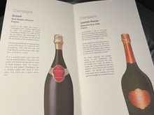 Only seemed to have 1-bottle of Laurent Perrier Alexandra Rose loaded. Not offered as a boarding drink, and once served no top ups
