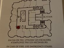 You can see clearly the tower floorplan  has a shape of an U 