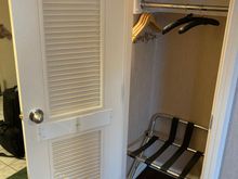Here, You'll find storage closet , next to it the hot beverage dispenser