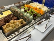 Food and drinks. Just water for me. I’m so thirsty!