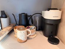 Nespresso and water kettle