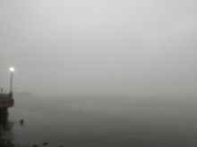 Would’ve been a nice view, except there was extremely thick fog the entire time


