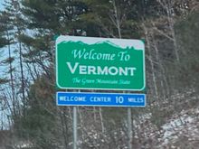 Proof of making it to Vermont, even if only for a short bit to get some food and then turn around and head back to New Hampshire. 