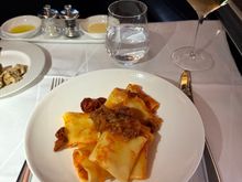 Pasta from second meal - very tasty, though some of the pasta was a little under-cooked
