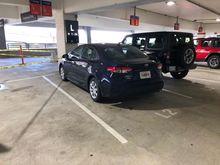 My 2021 Toyota Corolla - the newest rental car I've had since the pandemic began