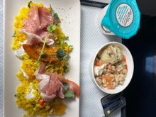 I don’t think we have a photo of the Parma ham and couscous yet so here it is… band 3 lunch. 