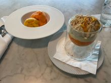 Trifle and sorbet