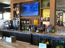 Nicely appointed bar. Not sure what is free and what isn't. 