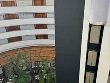 inside view of hotel tower
