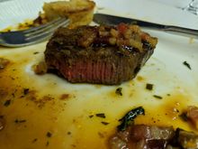 Perfectly cooked steak