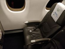 Legroom on seat 4F